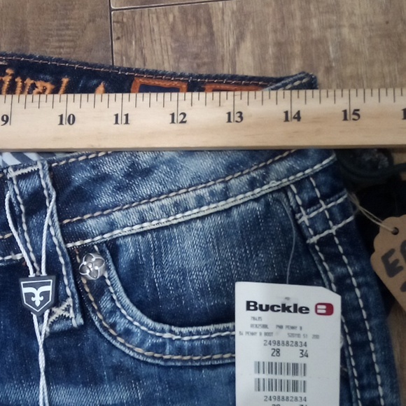 Rock Revival Women's 28 Boot Cut Penny Embellished DEFECT SEE PHOTOS - Picture 11 of 13